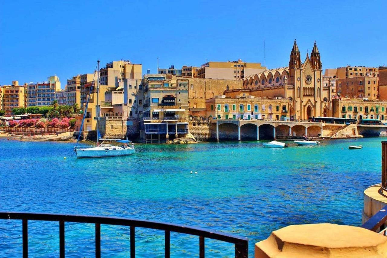 Contemporary, Luxury Apartment With Valletta And Harbour Views Слима Экстерьер фото